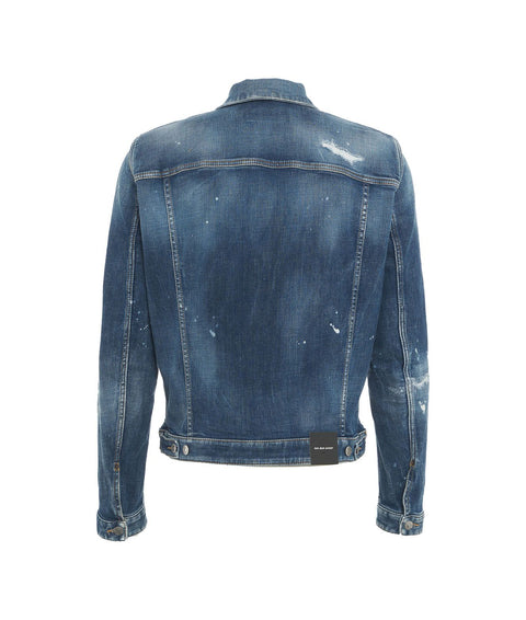 Giacca denim #blu