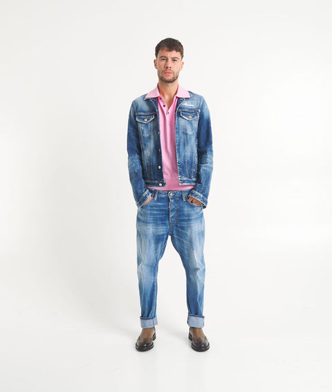 Giacca denim #blu