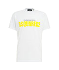 T-Shirt mit Logoschriftzug #bianco