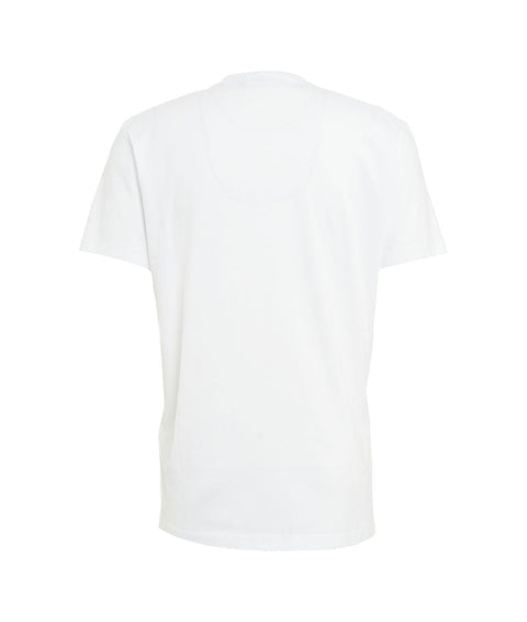 T-Shirt mit Logoschriftzug #bianco