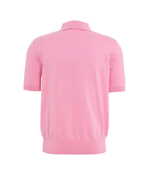 Polo in maglia #rosa