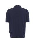 Polo in maglia #blu