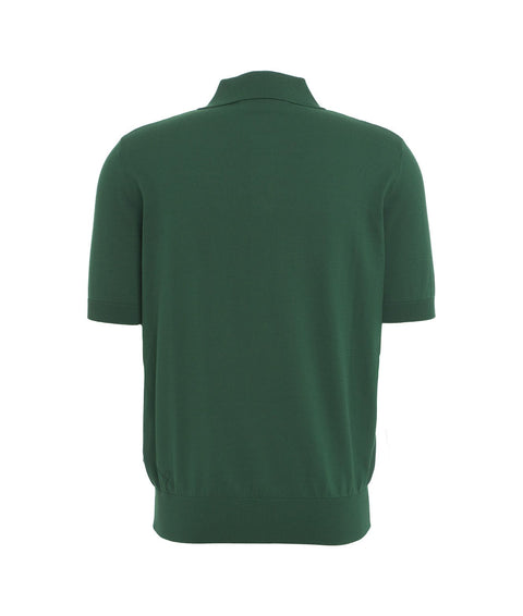 Polo in maglia #verde