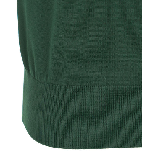 Polo in maglia #verde