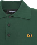 Polo in maglia #verde