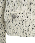 Cardigan a maglia grossa 'Cat' #bianco