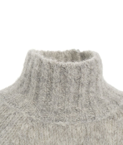 Maglione in misto alpaca 'Celena' #grigio