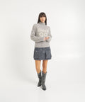 Maglione in misto alpaca 'Celena' #grigio