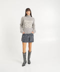 Maglione in misto alpaca 'Celena' #grigio