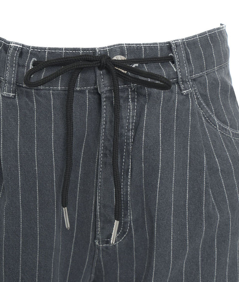 Jeans a gamba larga con coulisse 'Nanny' #grigio