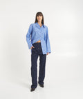 Pantaloni straight fit 'Nene' #blu