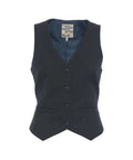 Cropped gilet 'Magia' #blu