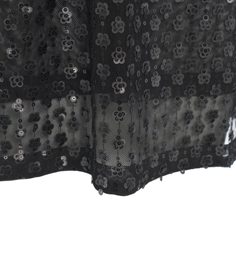 Mini abito con paillettes 'Jolietta' #nero