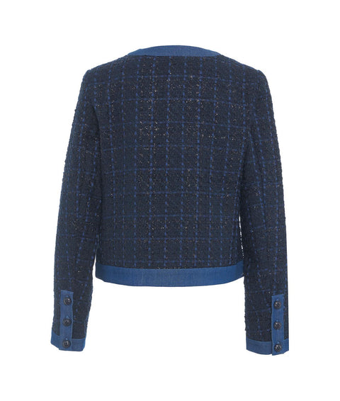 Giacca in boucle 'Beate' #blu