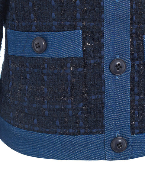 Giacca in boucle 'Beate' #blu