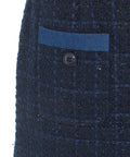 Abito mini in boucle 'Abeer' #blu