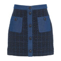 Minigonna in boucle 'Salme' #blu