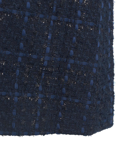 Minigonna in boucle 'Salme' #blu