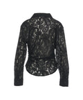 Camicetta in pizzo a paisley 'Maluca' #nero