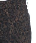 Jeans animalier 'Stockholm' #marrone