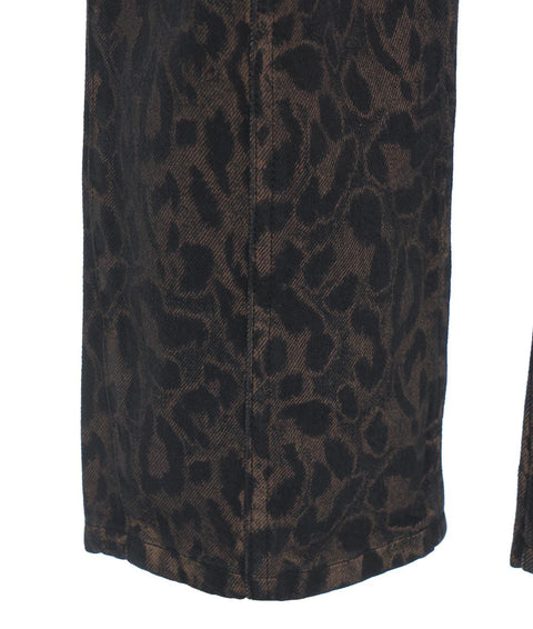 Jeans animalier 'Stockholm' #marrone