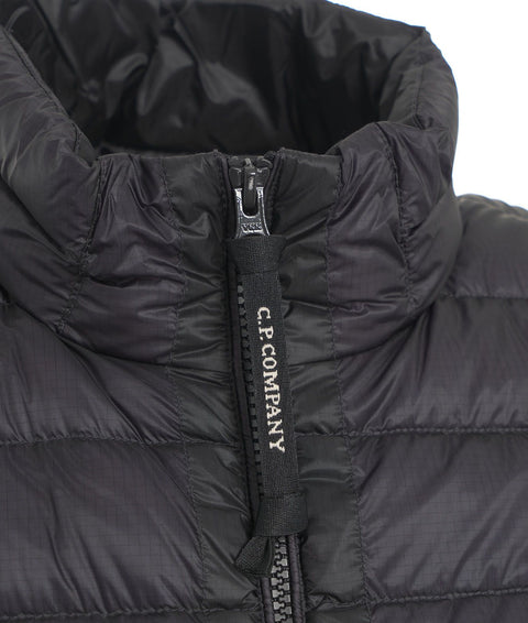 Gilet in piuma d'oca trapuntato #nero