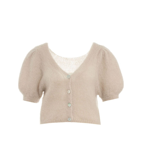 Cardigan in maglia 'Harper' #beige