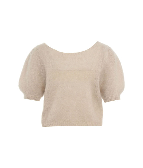 Cardigan in maglia 'Harper' #beige