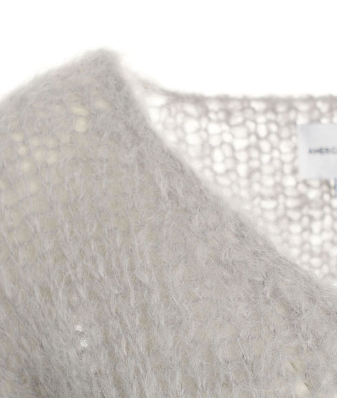 Maglione in Mohair 'Milana' #grigio