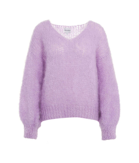 Maglione in Mohair 'Milana' #viola