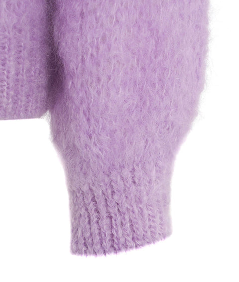 Maglione in Mohair 'Milana' #viola