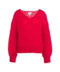 Maglione in Mohair 'Milana' #rosso