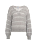 Maglione in Mohair e Lurex 'Katie' #grigio