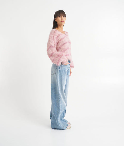 Maglione in Mohair e Lurex 'Katie' #pink