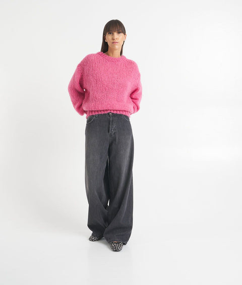 Maglione in Alpaca 'Leonnie' #pink