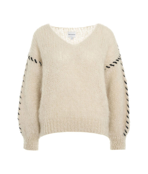 Maglione in Mohair #beige