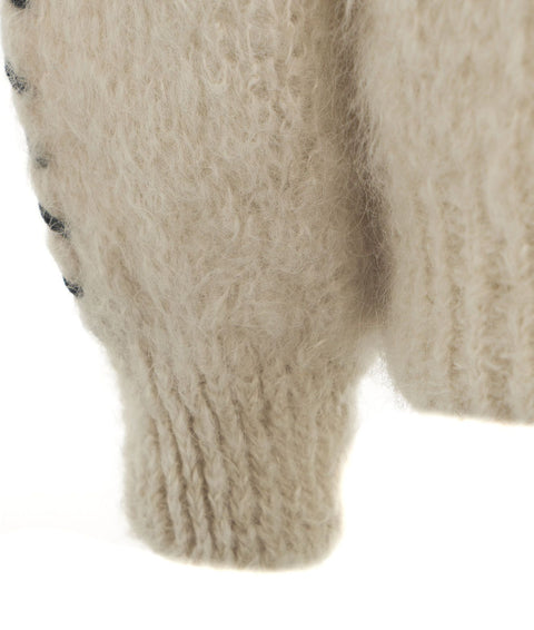 Maglione in Mohair #beige