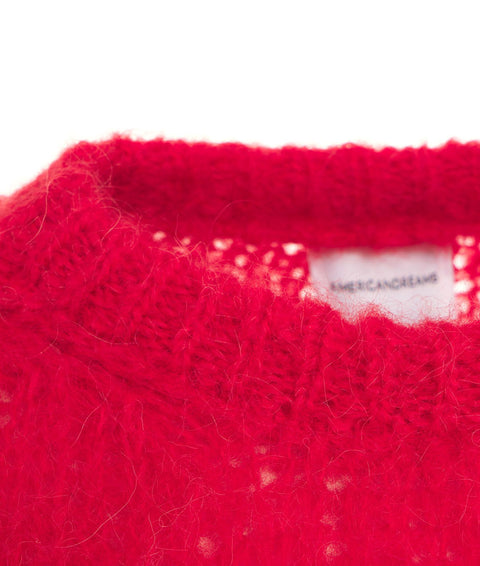 Maglione in Alpaca 'Leonnie' #rosso