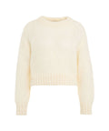 Maglione in Alpaca 'Leonnie' #bianco