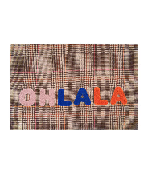 Sciarpa Glen Check “OHLALA #multicolore