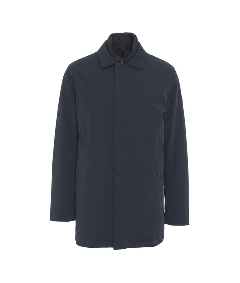 Cappotto Mackintosh imbottito 'Akkaido' #blu