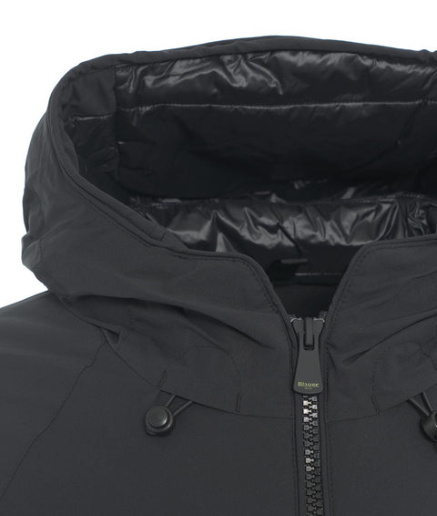 Giacca softshell imbottita #nero