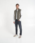 Gilet trapuntato #verde