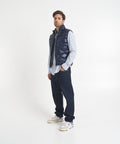 Gilet trapuntato #blu