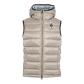 Gilet in piuma trapuntato #grigio