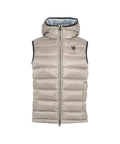 Gilet in piuma trapuntato #grigio