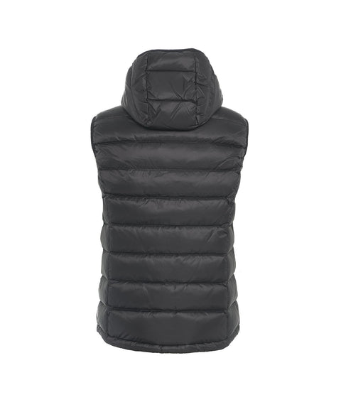 Gilet in piuma trapuntato #nero