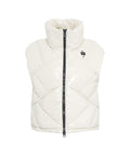 Gilet lucido in eco piuma #bianco