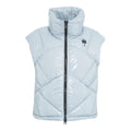 Gilet lucido in eco piuma #blu