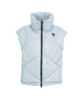 Gilet lucido in eco piuma #blu